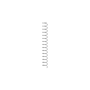 Picture of Pressure spring 0.3x5x45, black