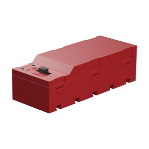 Picture of Battery holder (9V), red
