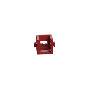 Picture of Angle girder 15 with 2 pins, red