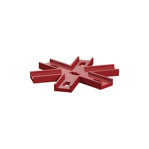 Picture of Star-shaped lug, red