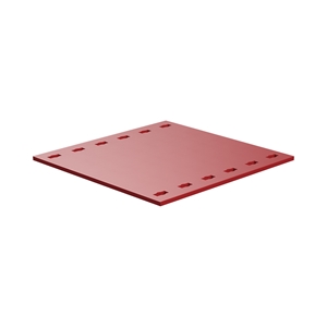 Picture of Plate 90x90, red
