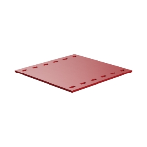 Picture of Plate 90x90, red