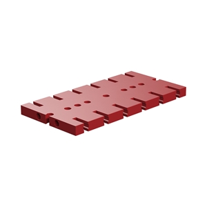 Picture of Base plate 90x45, red