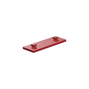 Picture of Mounting plate 15x45, red