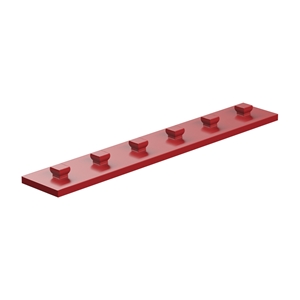 Picture of Mounting plate 15x90, red