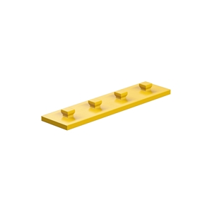 Picture of Mounting plate 15x60, yellow