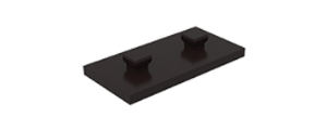 Picture of Building plate 15x30 black