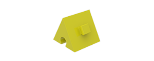 Picture of Angled block 60° yellow