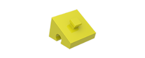 Picture of Angled block 30° yellow