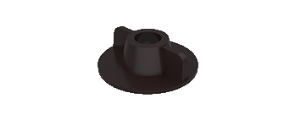Picture of Hub nut compl. black