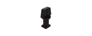 Picture of Single rivet 6 mm black