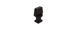 Picture of Single rivet 4 mm black