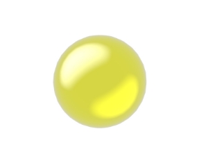 Picture of Glass ball D12 mm, yellow