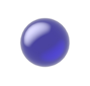 Picture of Glass ball D12 mm, blue